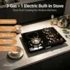Built-in Four-burner Gas Stove
