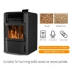 Burner Biomass Pellet Stove, 10kW, 10 KW, Carbon steel - view 3
