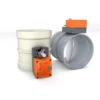Butterfly Baffle Regulating Valve, 16cm, Electric, XC-12 - view 4