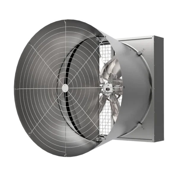 Butterfly Cone Extractor, Wall, 220-380V, Hot Galvanized