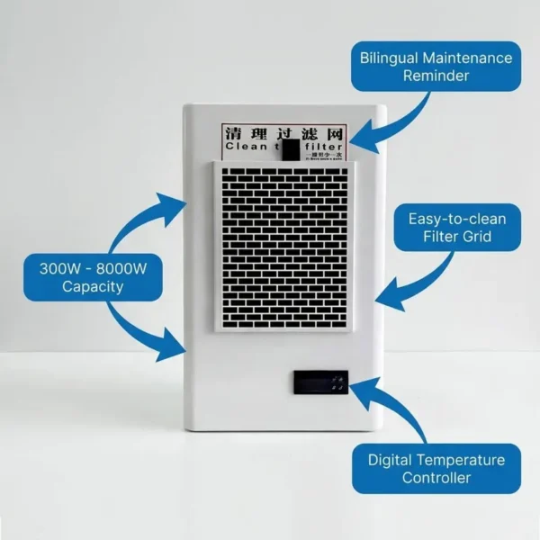 Cabinet Air Conditioner, 300W, 600W, 220V, Wall - view 3