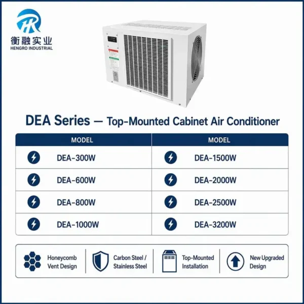 Cabinet Air Conditioner, DEA-800W, R134a, IP54, CNC - view 3