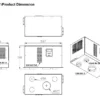 Cabinet Air Conditioner, W-TEL, 1000W - view 4