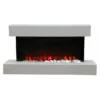 Cabinet Electric Heating Fireplace, Wall, 220-240V, 1000W - view 2