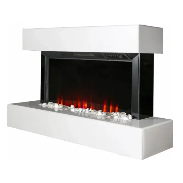 Cabinet Electric Heating Fireplace, Wall, 220-240V, 1000W - view 3