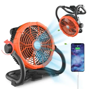 Camping Desktop Fan, Portable, USB