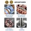 Capacitor Run Asynchronous Motor, SUAGAN, 220V, HVAC, YYK-40-4 - view 2