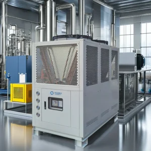 Capacity Industrial Water Chiller, 20hp, 60kw, Plastic