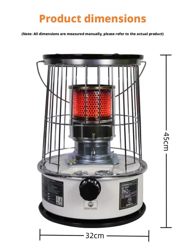 Capacity Kerosene Stove, Portable, Stainless, Steel, 6L - view 2