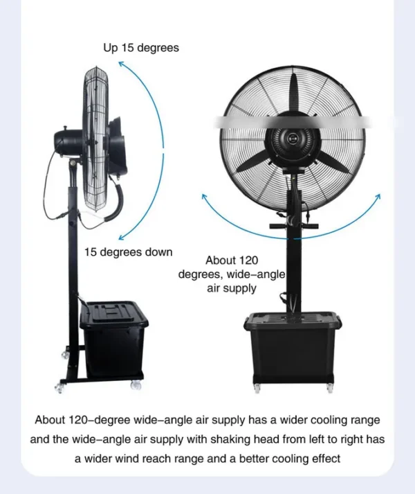 Capacity Misting Fan, 42L, 230w - view 5