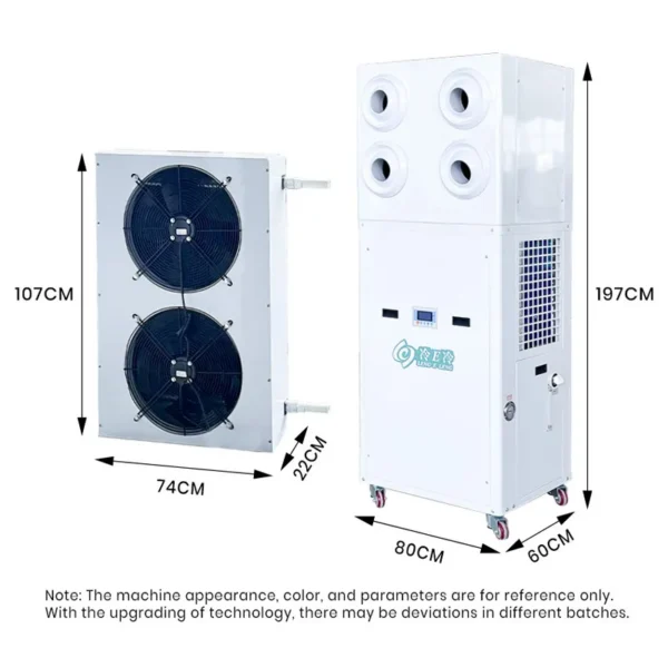 Capacity Warehouse Air Conditioner, 5HP, 60000, BTU, 380V - view 2