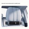 Car Backseat Cooling Fan, Portable, 5 V, Electric - view 2