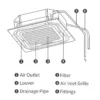 Cassette Air Conditioner, 10001-12000btu, R32 - view 6