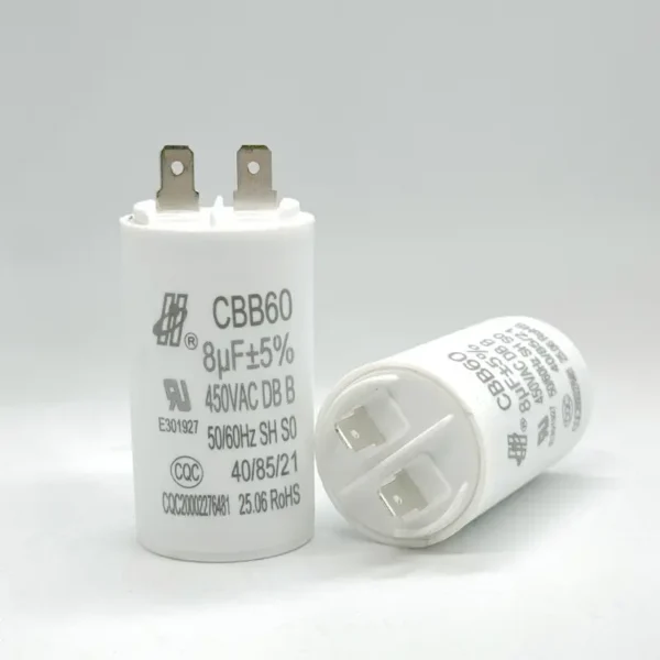 Cbb60 Air Conditioning Fan, 8Uf, 450Vac