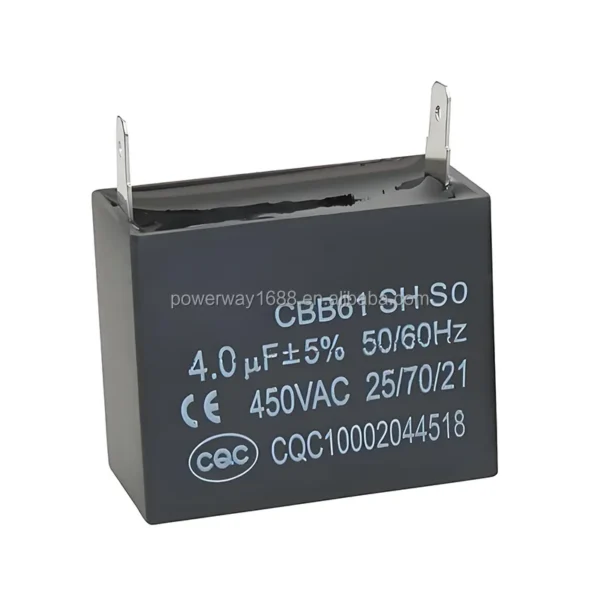 Cbb61capacitor for Air Conditioner, 450v, 2.5uf - view 2