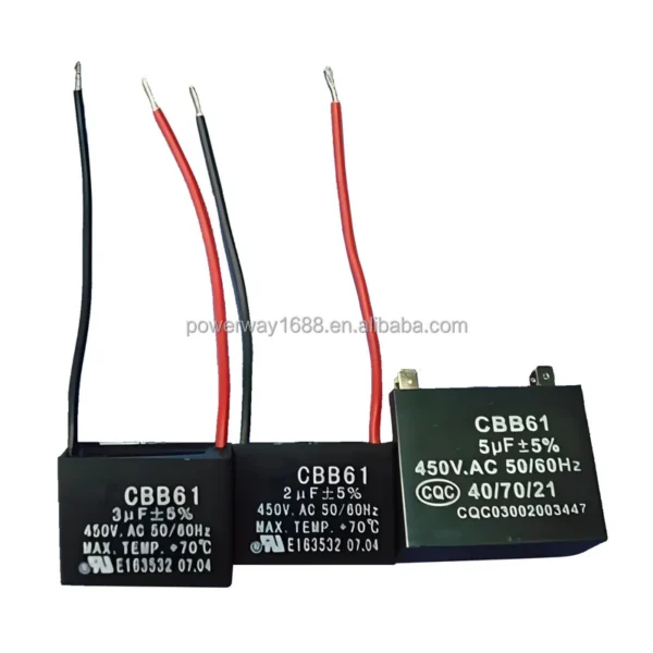 Cbb61capacitor for Air Conditioner, 450v, 2.5uf - view 3