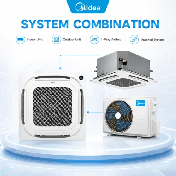 Ceiling Cassette Air Conditioner, 12000-55000, BTU - view 4