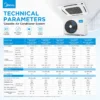 Ceiling Cassette Air Conditioner, 12000-55000, BTU - view 5