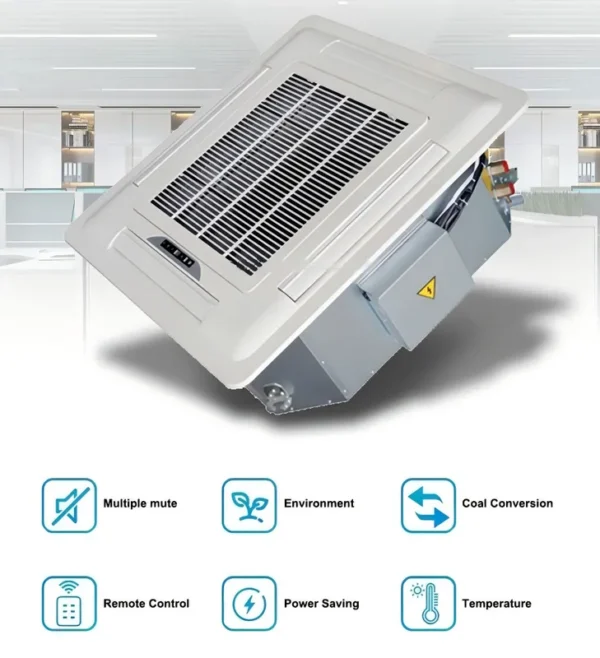 Ceiling Cassette Fan, FCU, Fan Coil Unit, FP-34KM-238KM - view 3