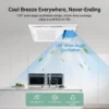 Ceiling Cooling Fan, 120°, IPX2, Waterproof, 91mm - view 3