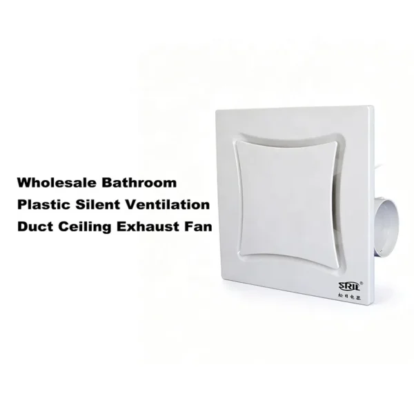 Ceiling Duct Exhaust Fan, ABS, 110-240V, Copper