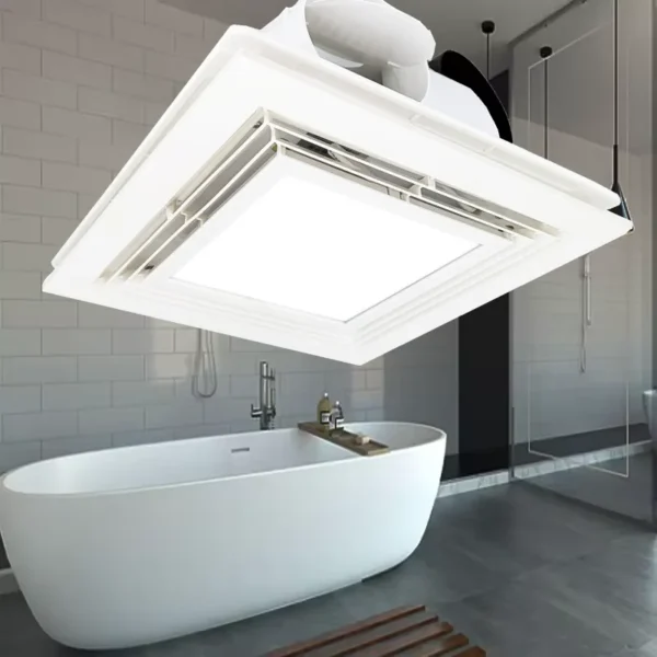 Ceiling Duct Pipe Fan, 2-in-1, LED