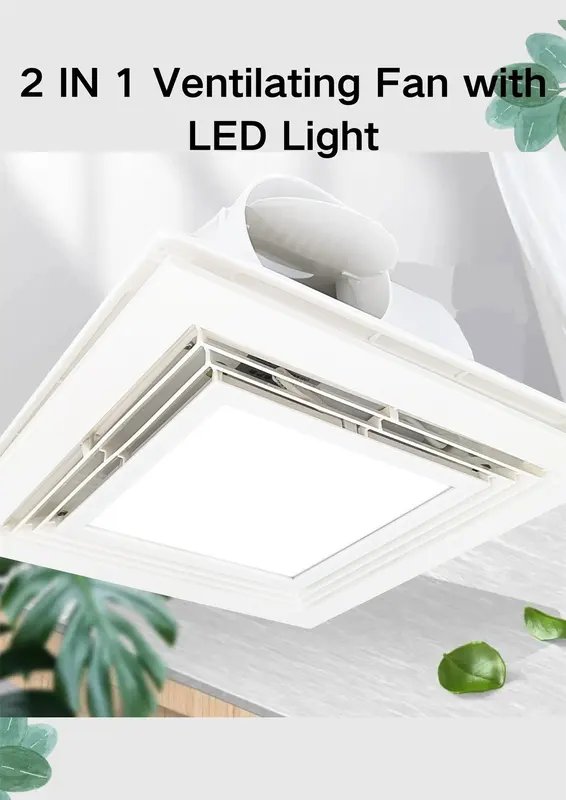 Ceiling Duct Pipe Fan, 2-in-1, LED - view 6