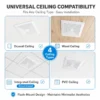 Ceiling Exhaust Fan, HVAC, 220 V, Electric - view 3