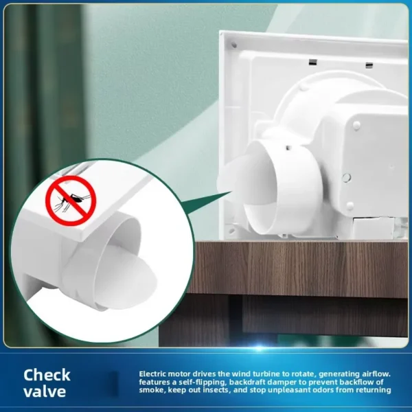 Ceiling Exhaust Ventilation Fan, 300X300, 220V, A.C. Source - view 2