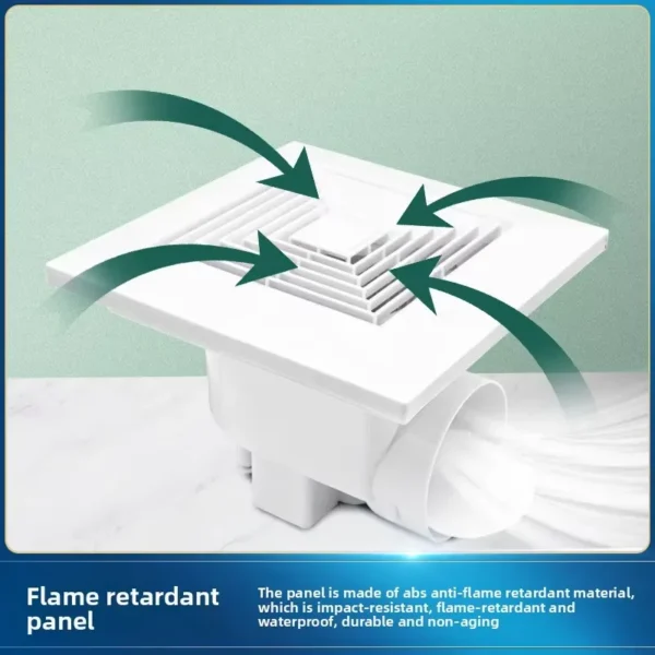 Ceiling Exhaust Ventilation Fan, 300X300, 220V, A.C. Source - view 3