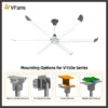 Ceiling Fan, 100W, Aluminum - view 3