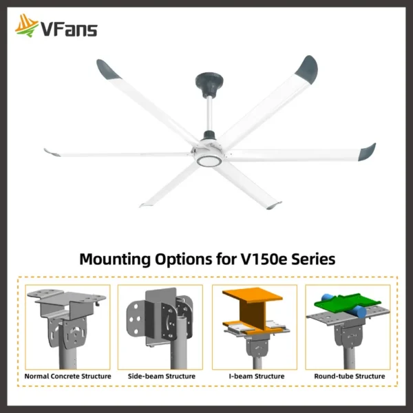 Ceiling Fan, 100W, Aluminum - view 3