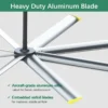 Ceiling Fan, 10ft, Aluminum, PMSM, HVLS - view 3