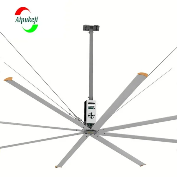 Ceiling Fan, 24ft, 7.3m, Aluminum, HVLS