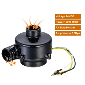 Ceiling Fan, 24VDC, PWM, NMB, Aluminum