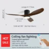 Ceiling Fan, 24W(0.03hp), Metal - view 5