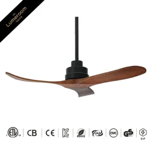 Ceiling Fan, 35W(0.05hp), Solid Wood + Metal