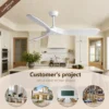 Ceiling Fan, 35W(0.05hp), Wood+Metal - view 4