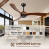 Ceiling Fan, 35W, Wood+Metal - view 4