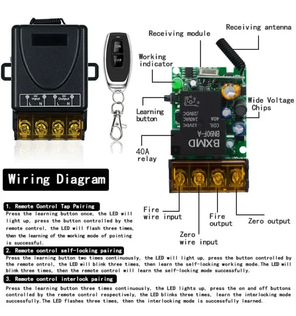 Ceiling Fan, 433MHz, 110V, 120V, 220V - view 6