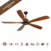 Ceiling Fan, 50 W, Solid Wood + Metal - view 6