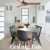 Ceiling Fan, 6-Speed, ABS, Copper, Plastic - view 4