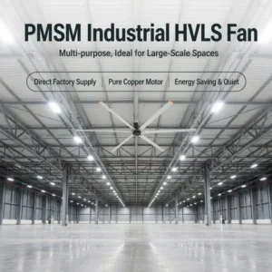 Ceiling Fan, 6m, Axial, 1.3kW, 220V/110V/380V