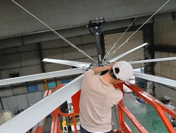 Ceiling Fan, 7.3m(24ft, HVLS, 1.5kw, PMSM - view 4
