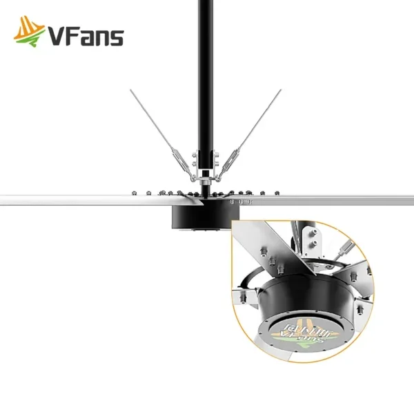 Ceiling Fan, Aluminum, 220 V, 0.4kW