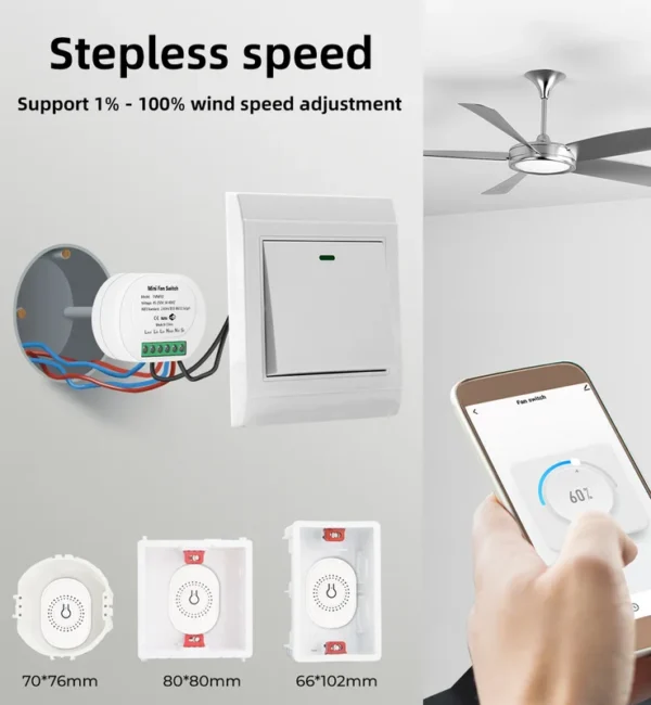 Ceiling Fan, APP, Plastic, KG32 - view 2