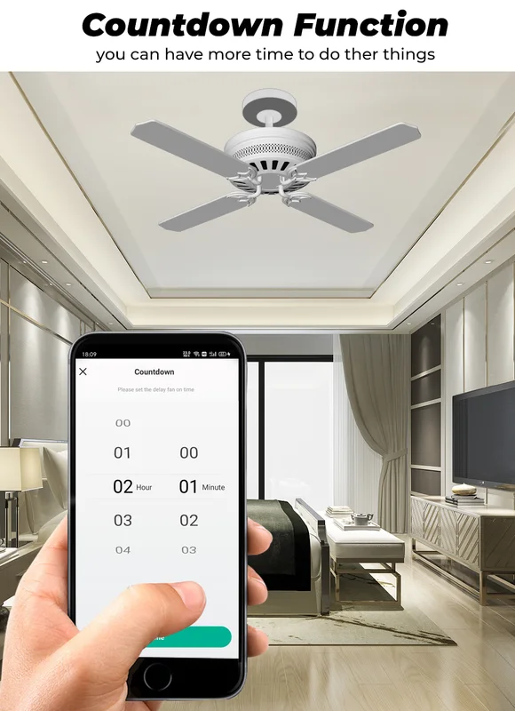 Ceiling Fan, APP, Plastic, KG32 - view 6