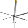 Ceiling Fan, Axial, 18ft, Aluminum, 220V - view 4