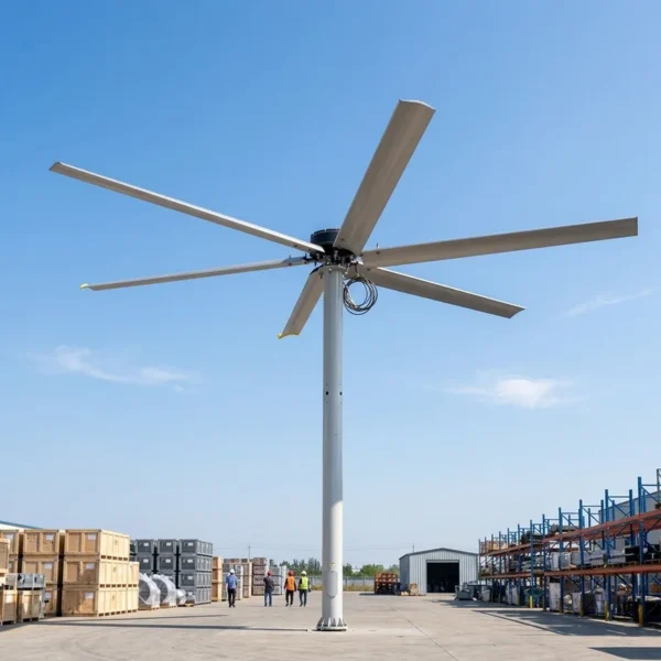 Ceiling Fan, Axial, 18ft, Aluminum, 220V - view 5