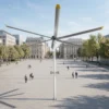 Ceiling Fan, Axial, 18ft, Aluminum, 220V - view 6